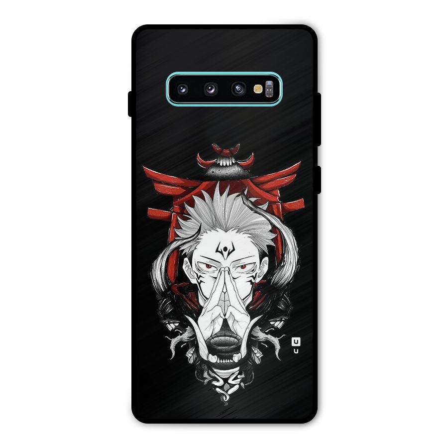 Demon King Sukuna Metal Back Case for Galaxy S10 Plus