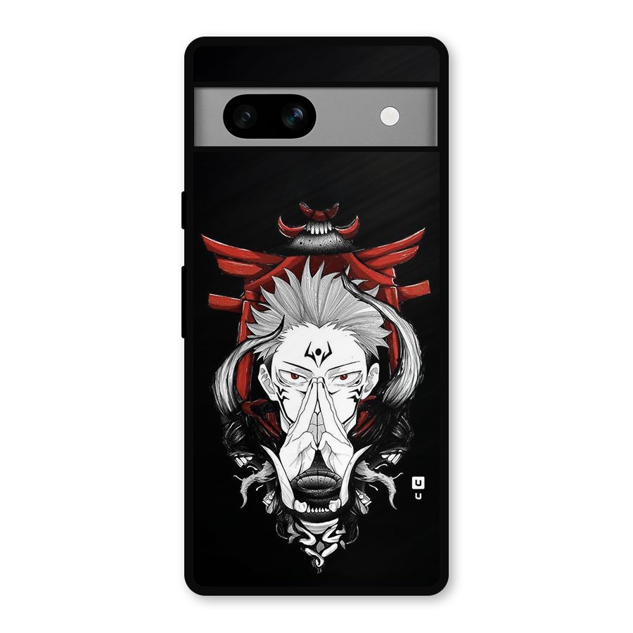 Demon King Sukuna Metal Back Case for Google Pixel 7a