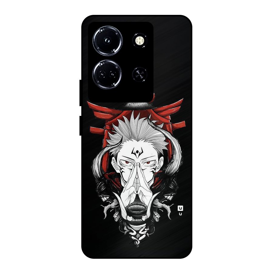 Demon King Sukuna Metal Back Case for Infinix Note 30 5G