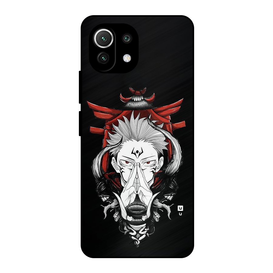 Demon King Sukuna Metal Back Case for Mi 11 Lite