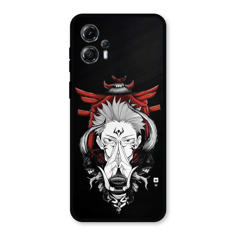 Demon King Sukuna Metal Back Case for Moto G13
