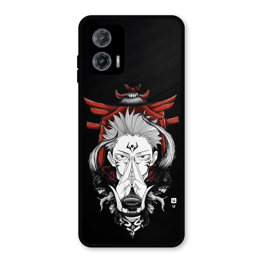 Demon King Sukuna Metal Back Case for Moto G73