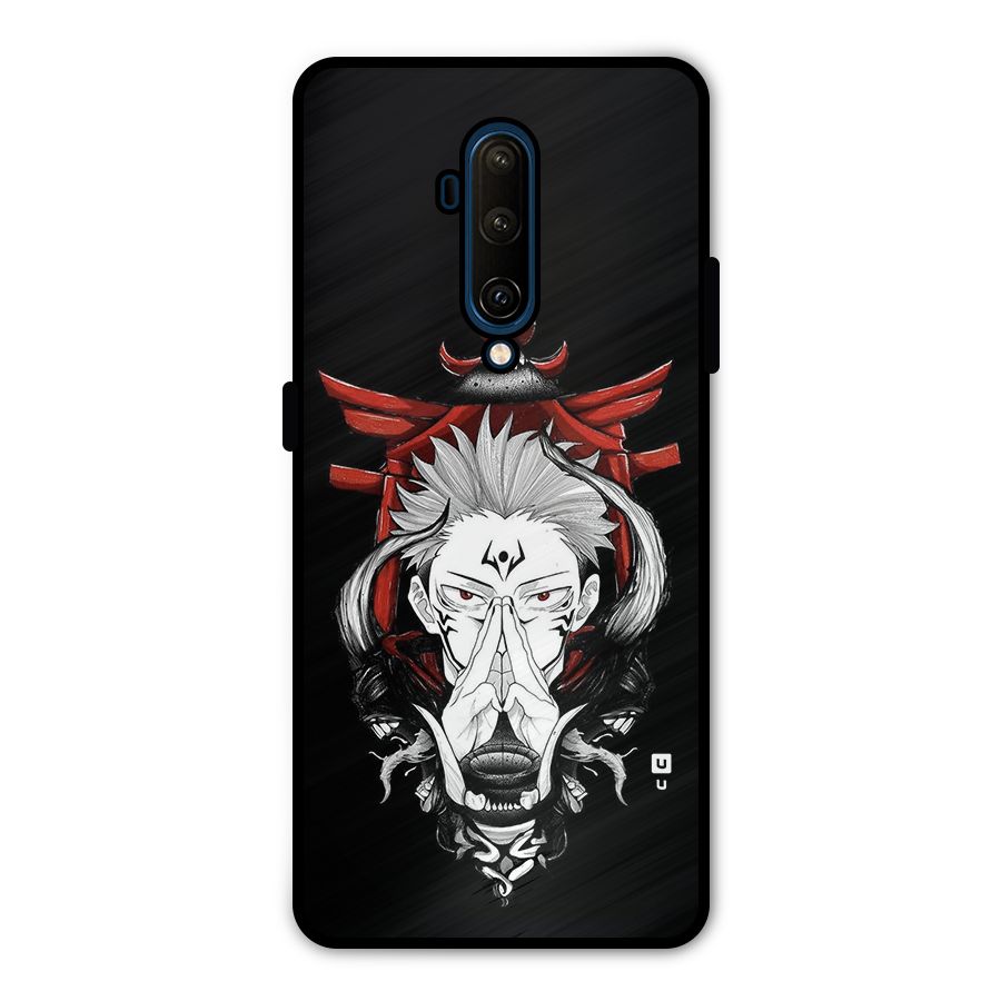 Demon King Sukuna Metal Back Case for OnePlus 7T Pro