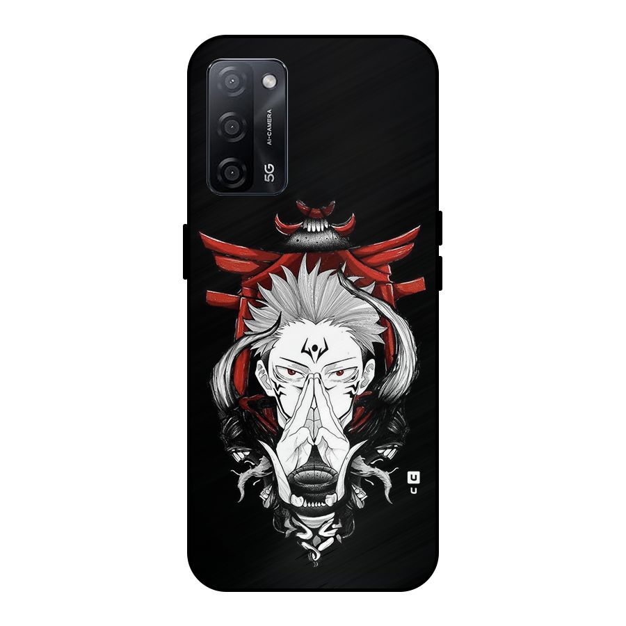 Demon King Sukuna Metal Back Case for Oppo A53s 5G