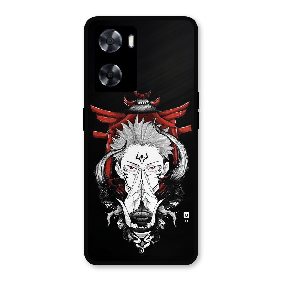Demon King Sukuna Metal Back Case for Oppo A77