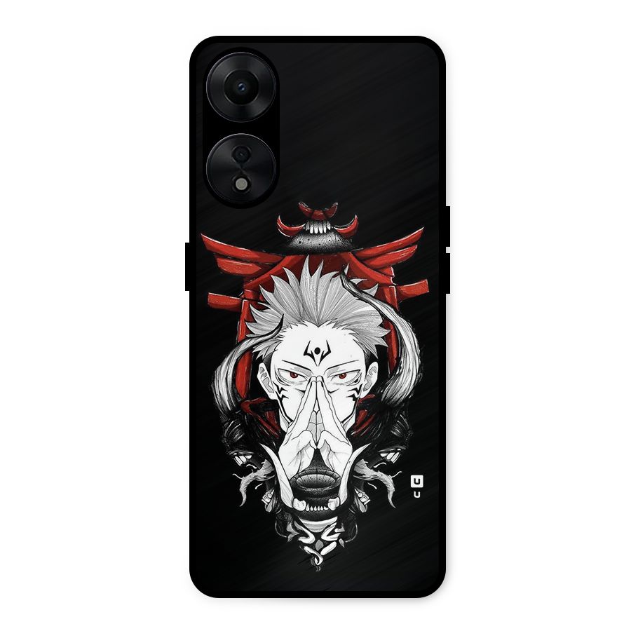 Demon King Sukuna Metal Back Case for Oppo A78 5G