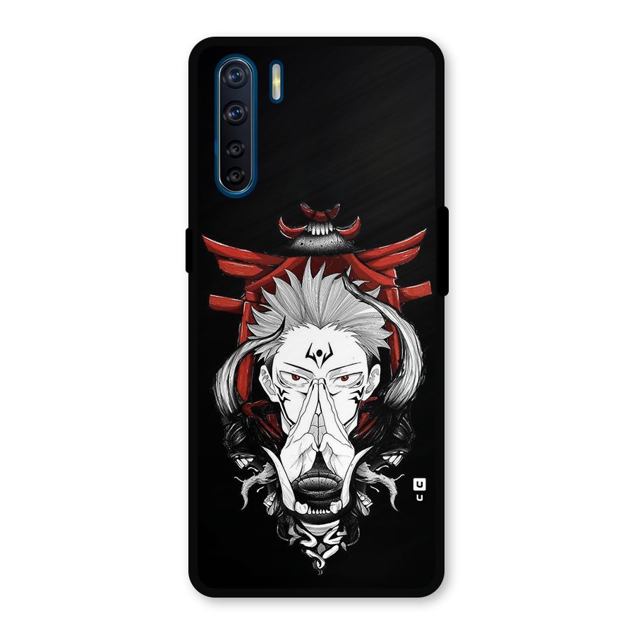 Demon King Sukuna Metal Back Case for Oppo F15