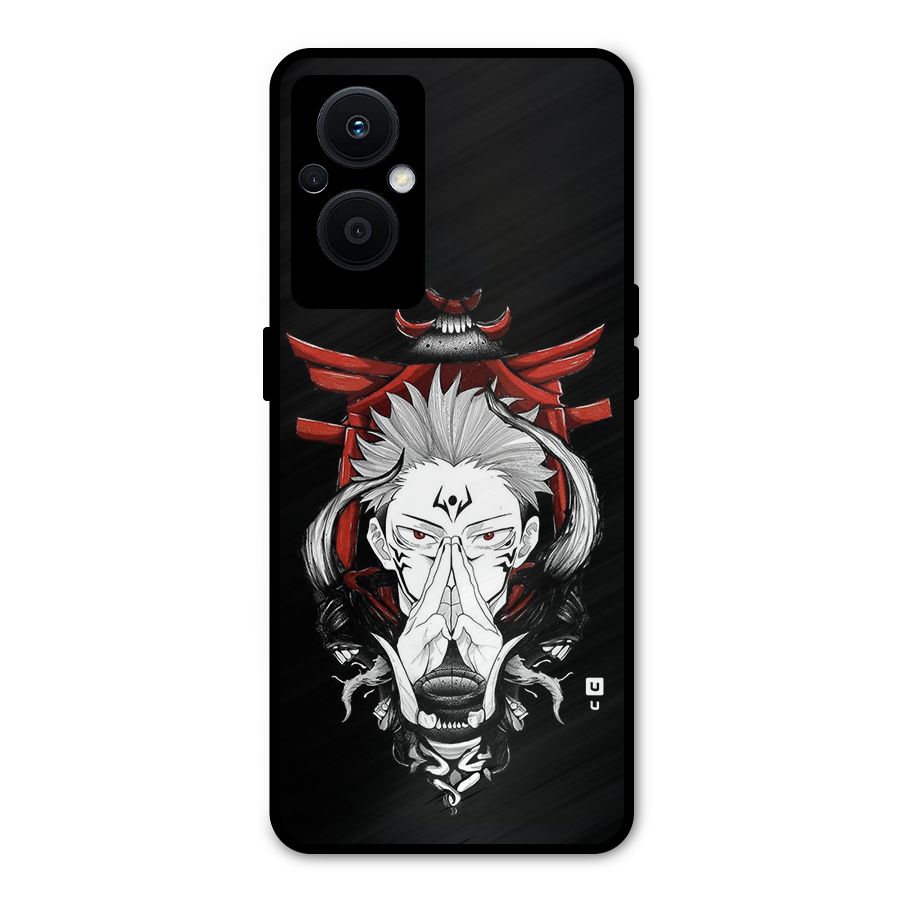 Demon King Sukuna Metal Back Case for Oppo F21 Pro 5G