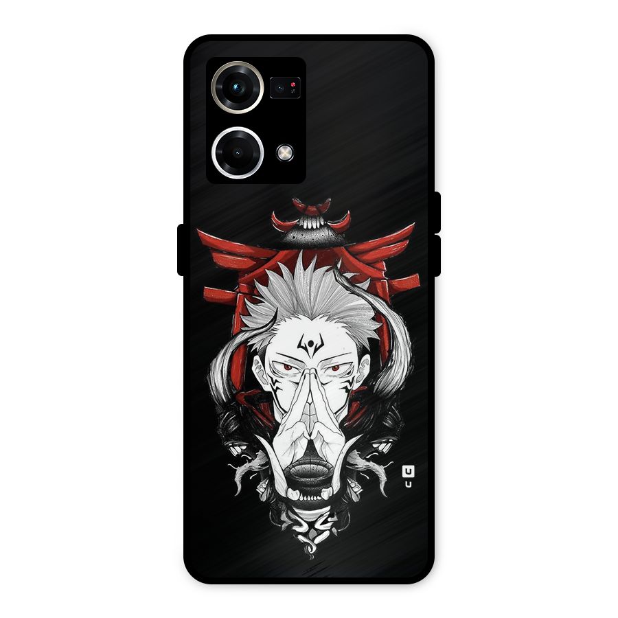 Demon King Sukuna Metal Back Case for Oppo F21s Pro 4G