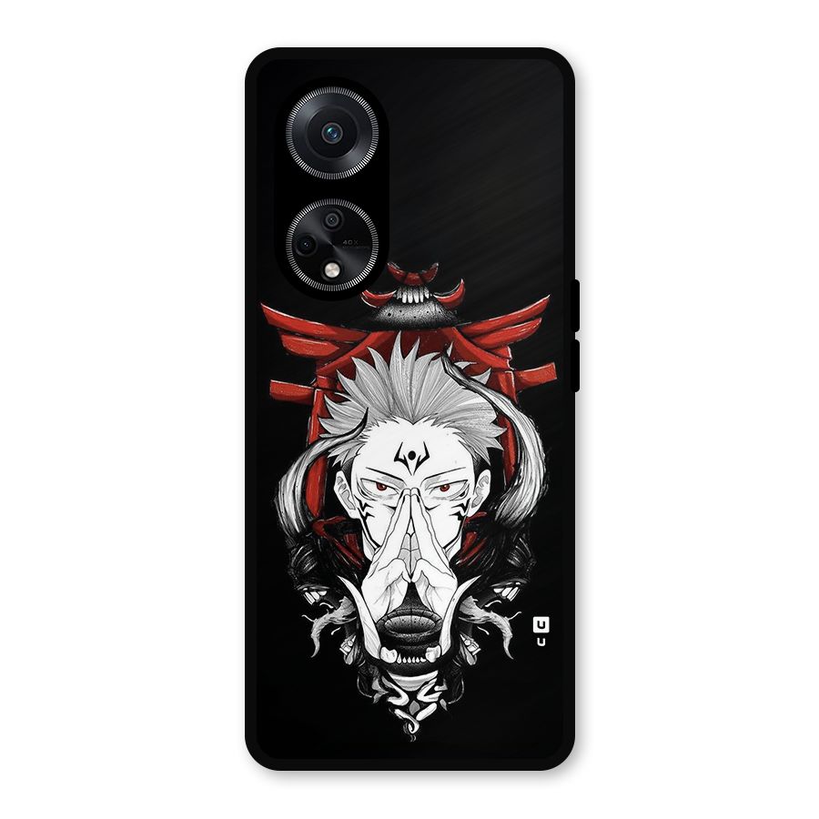 Demon King Sukuna Metal Back Case for Oppo F23