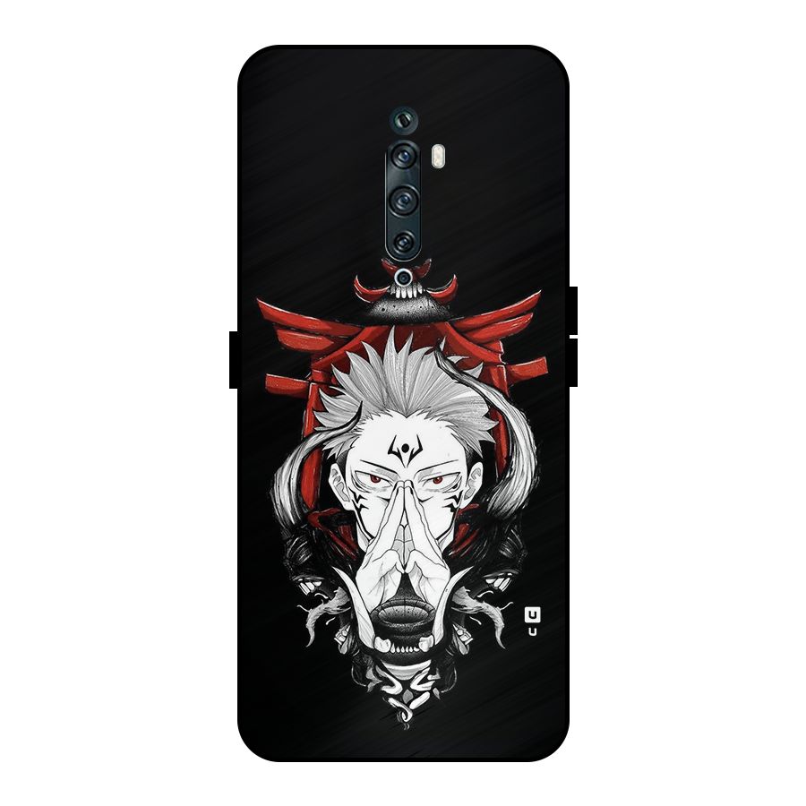 Demon King Sukuna Metal Back Case for Oppo Reno2 Z