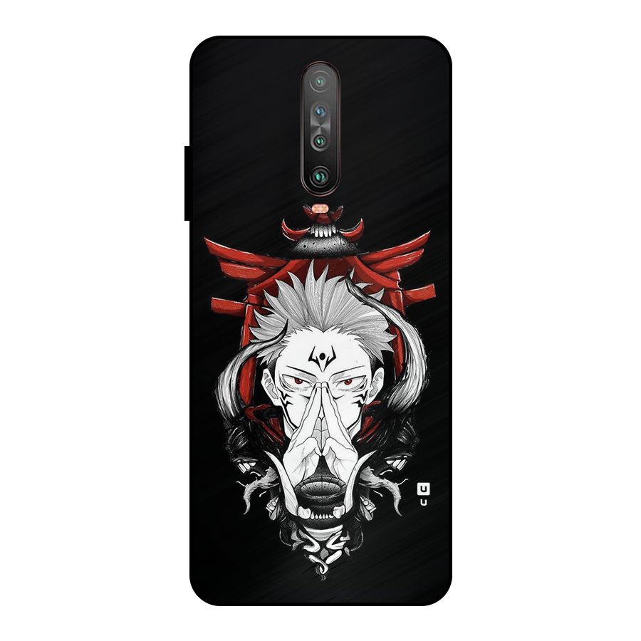 Demon King Sukuna Metal Back Case for Poco X2