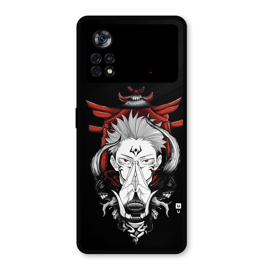 Demon King Sukuna Metal Back Case for Poco X4 Pro 5G