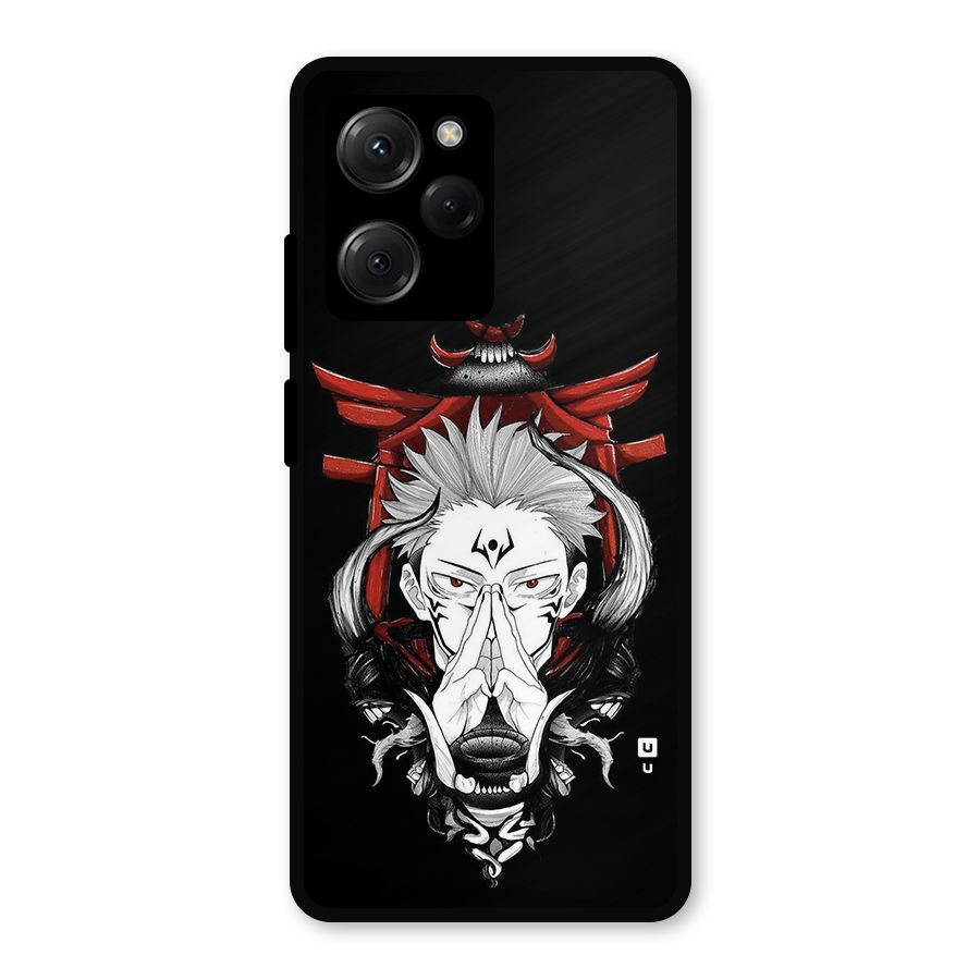 Demon King Sukuna Metal Back Case for Poco X5 Pro