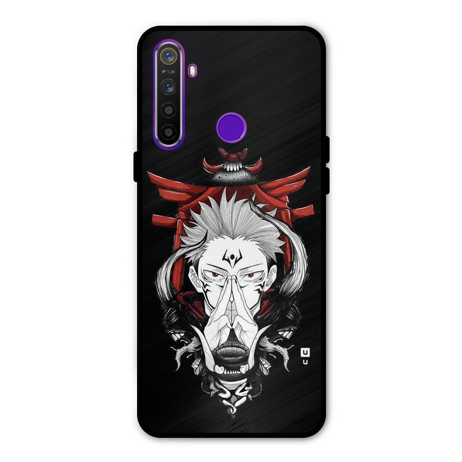 Demon King Sukuna Metal Back Case for Realme 5i