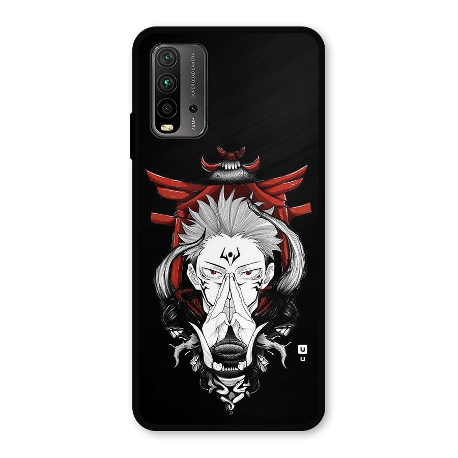 Demon King Sukuna Metal Back Case for Redmi 9 Power