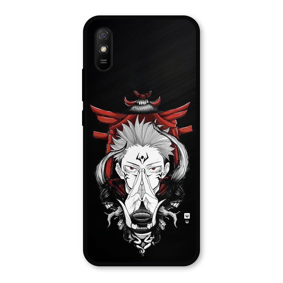 Demon King Sukuna Metal Back Case for Redmi 9a