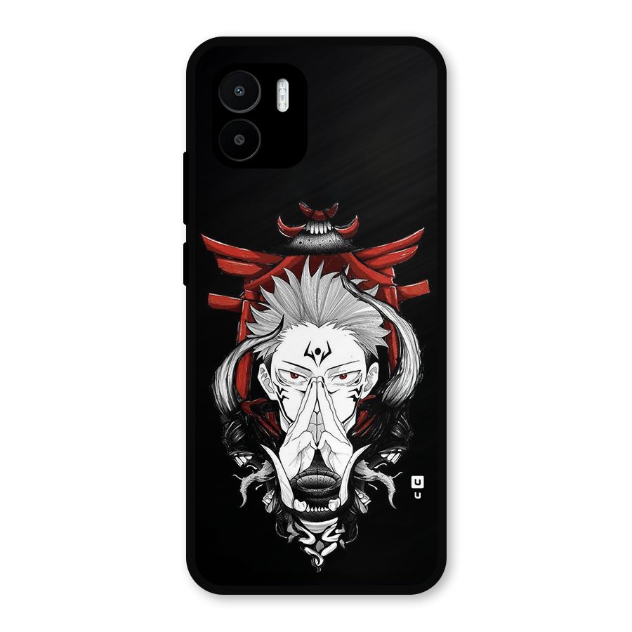 Demon King Sukuna Metal Back Case for Redmi A2