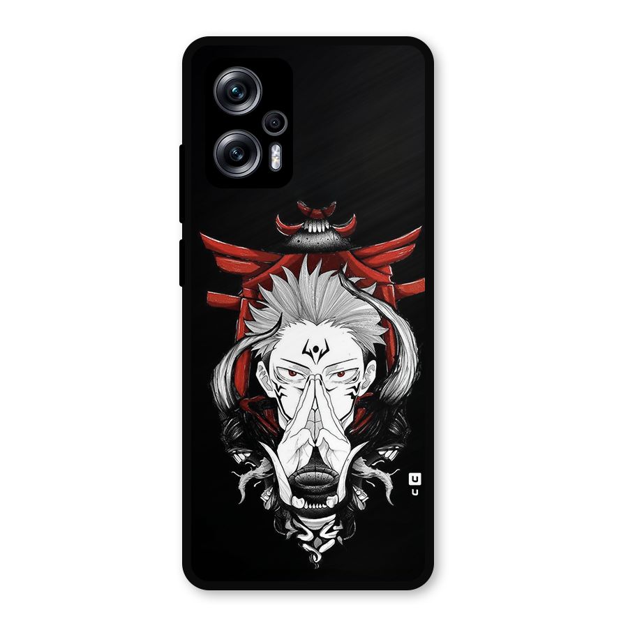 Demon King Sukuna Metal Back Case for Redmi K50i