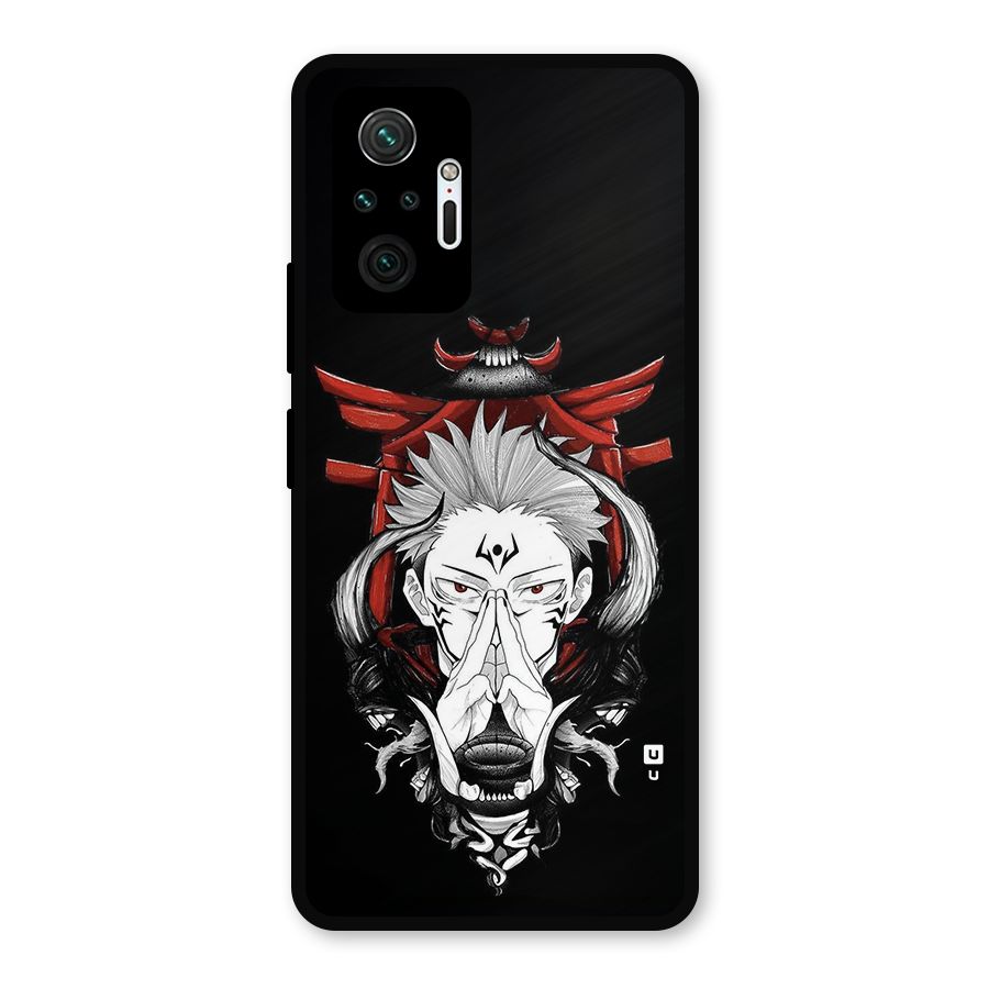 Demon King Sukuna Metal Back Case for Redmi Note 10 Pro