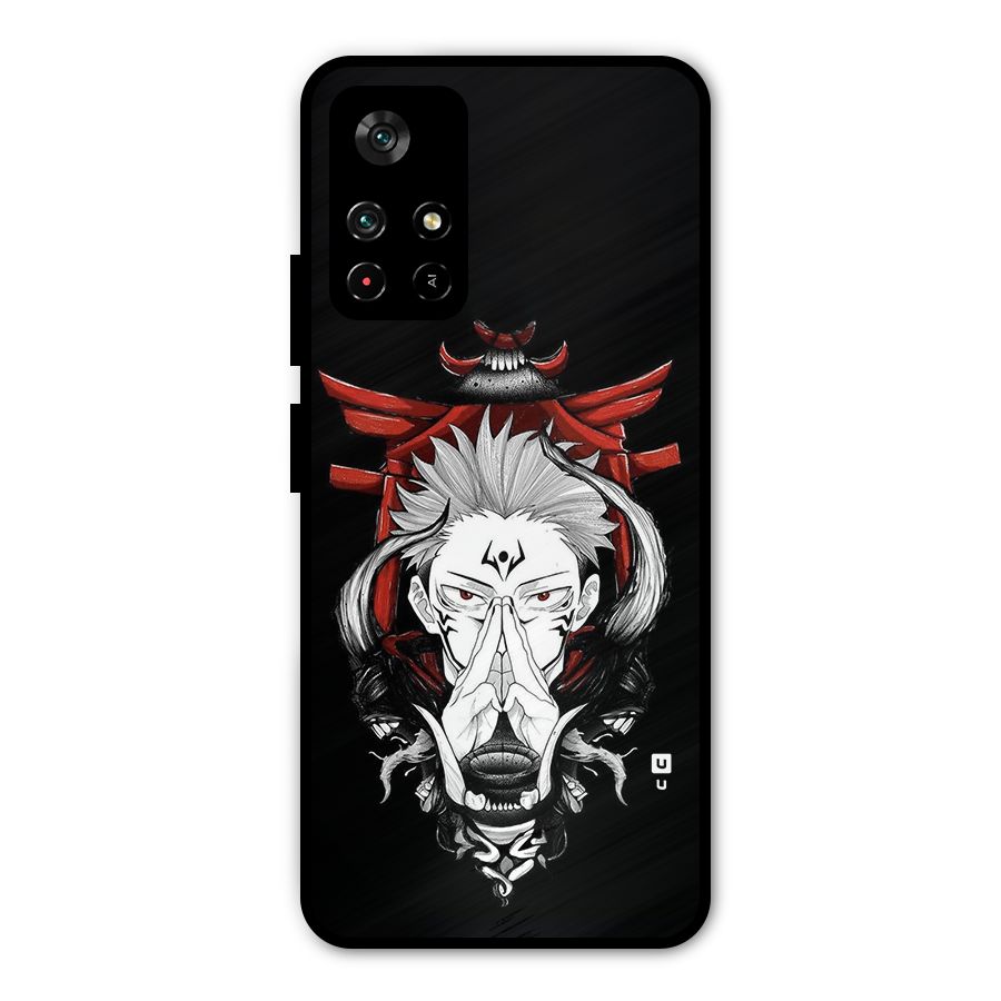 Demon King Sukuna Metal Back Case for Redmi Note 11T 5G