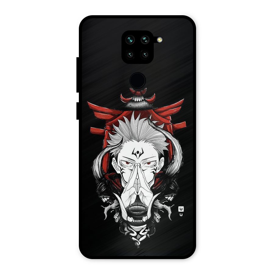 Demon King Sukuna Metal Back Case for Redmi Note 9