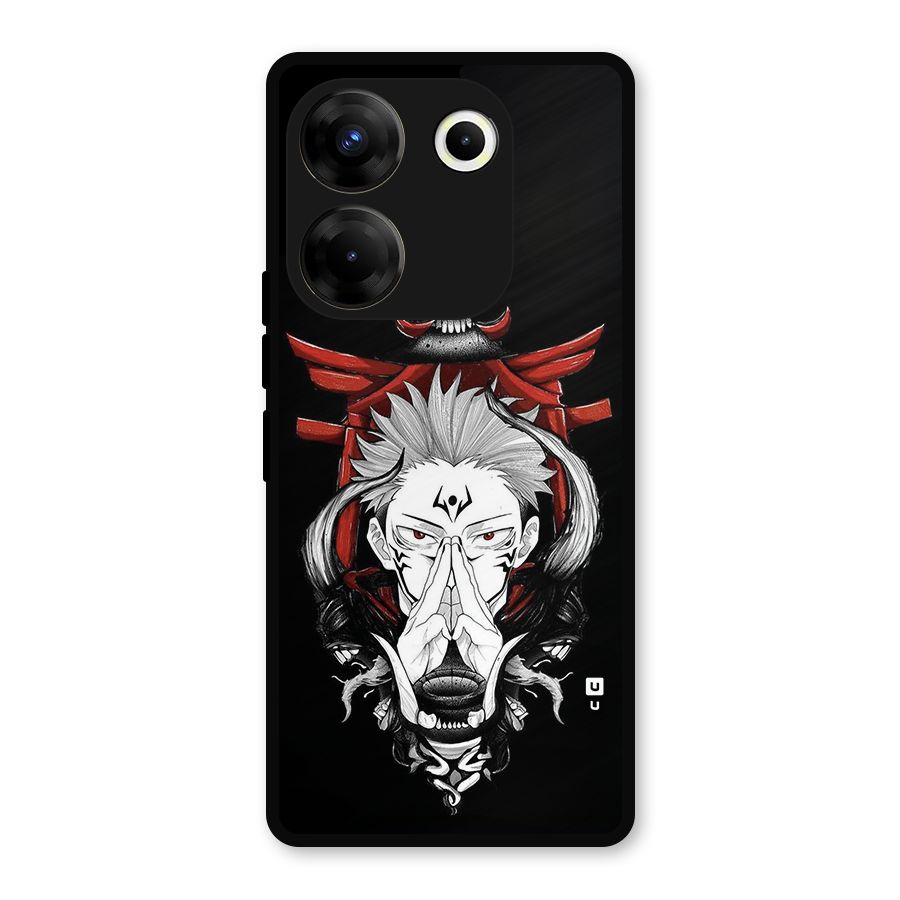 Demon King Sukuna Metal Back Case for Tecno Camon 20 Pro