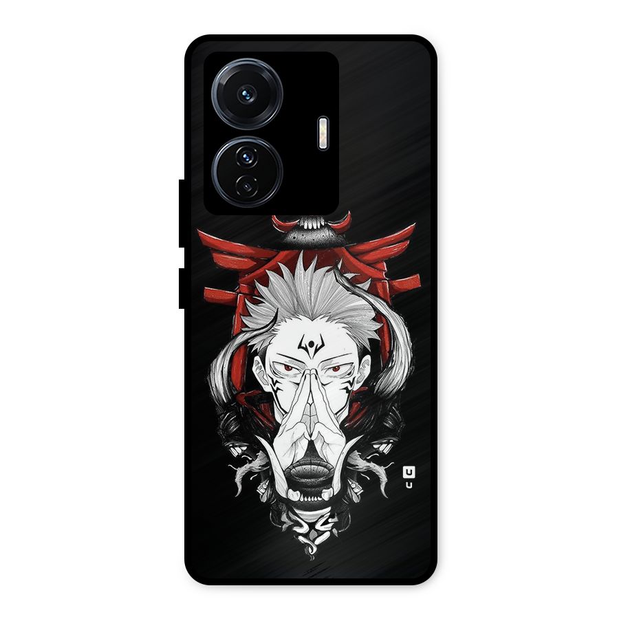 Demon King Sukuna Metal Back Case for Vivo T1 Pro