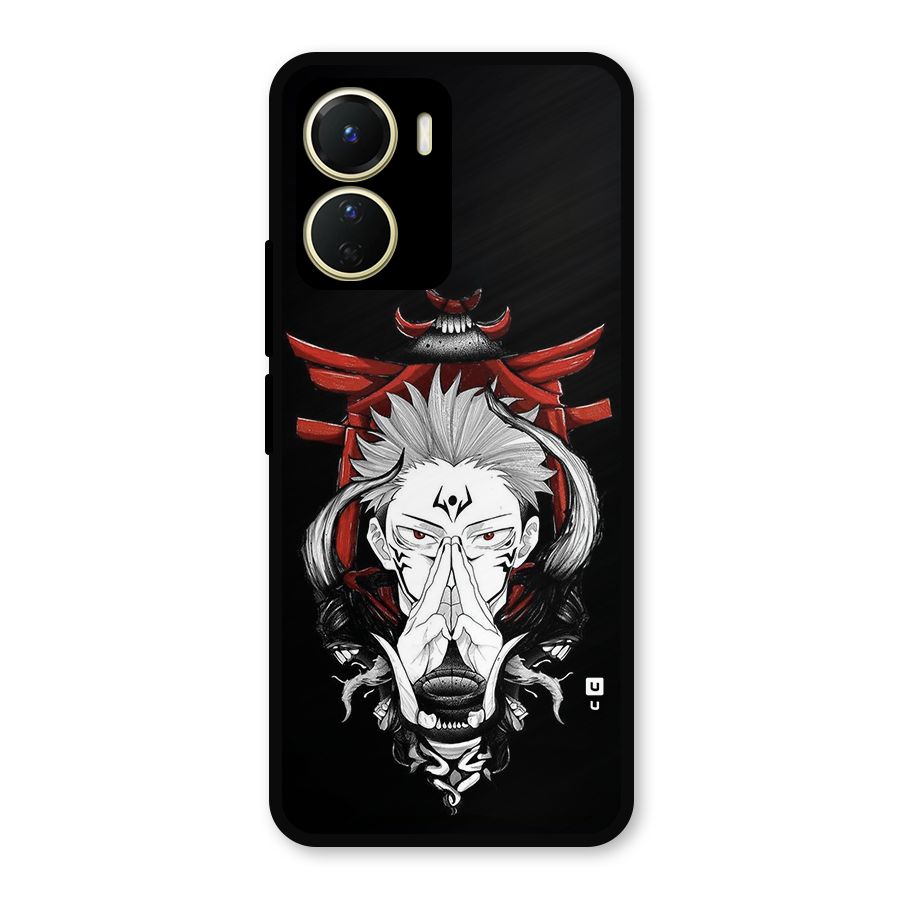 Demon King Sukuna Metal Back Case for Vivo T2x