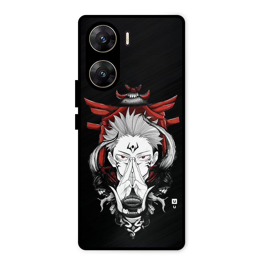 Demon King Sukuna Metal Back Case for Vivo V29e