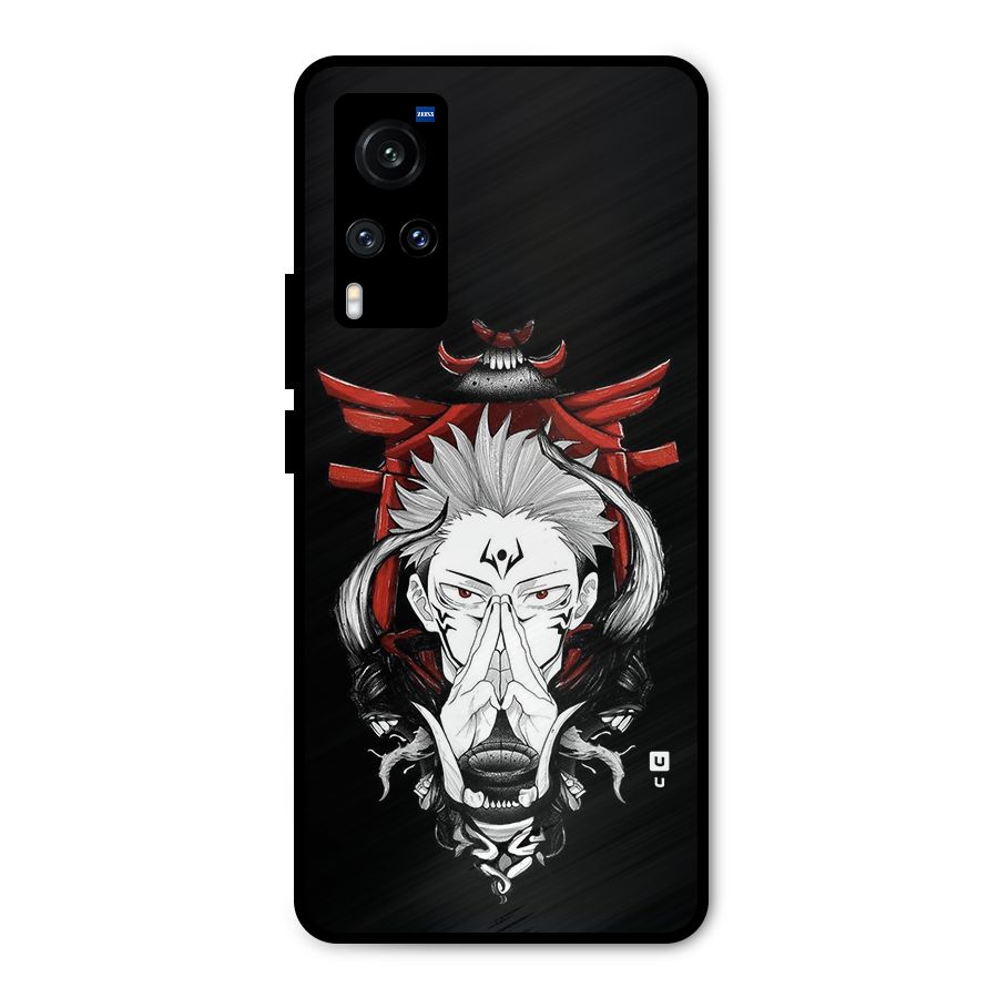 Demon King Sukuna Metal Back Case for Vivo X60