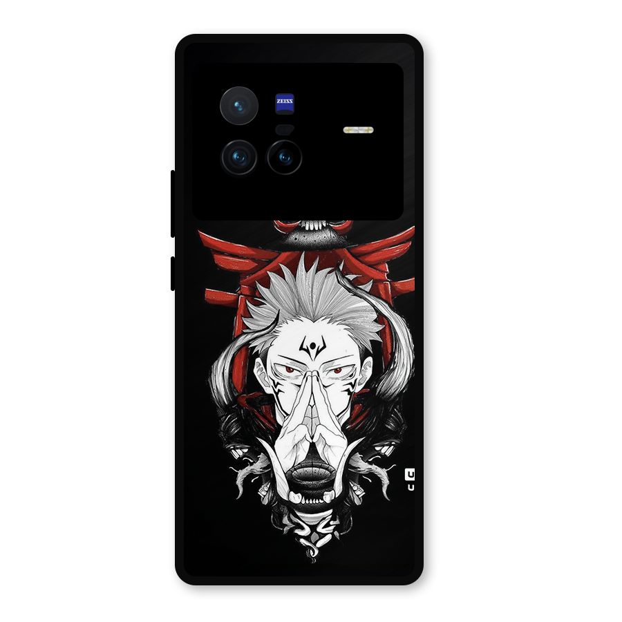 Demon King Sukuna Metal Back Case for Vivo X80