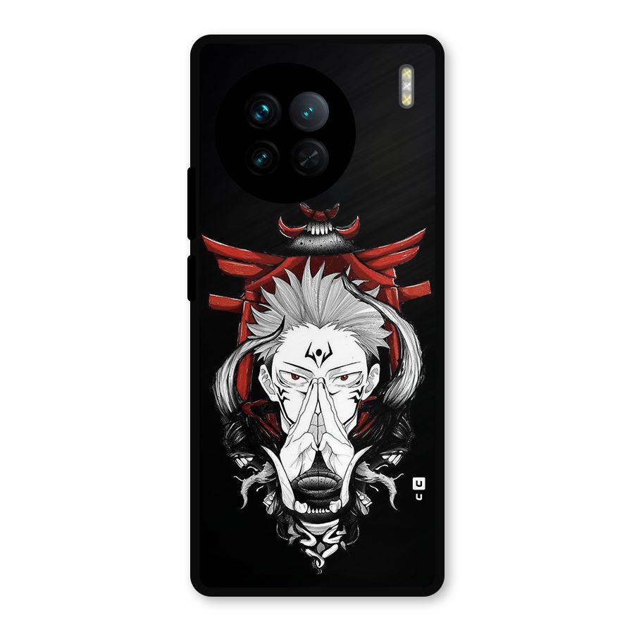 Demon King Sukuna Metal Back Case for Vivo X90