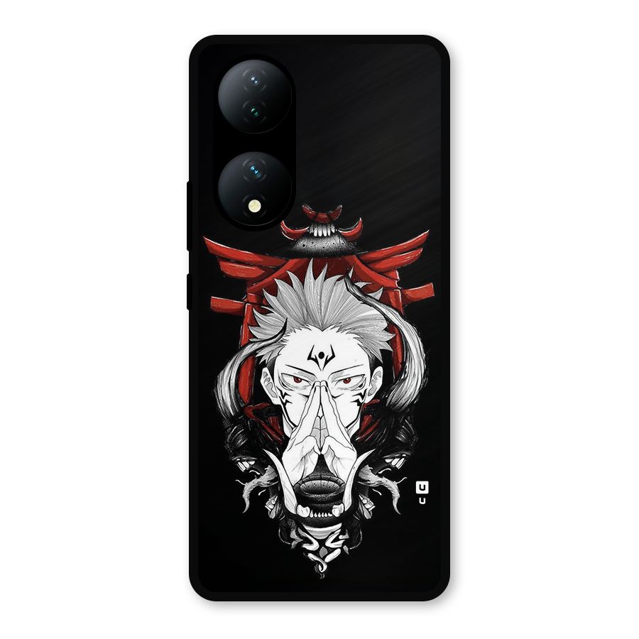 Demon King Sukuna Metal Back Case for Vivo Y100a