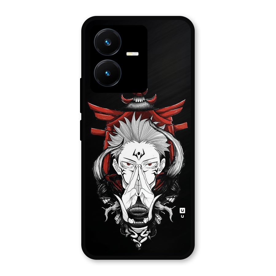 Demon King Sukuna Metal Back Case for Vivo Y22