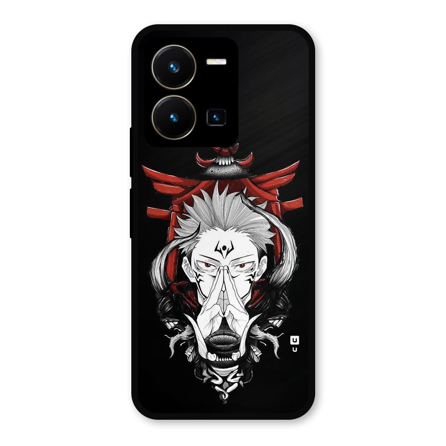 Demon King Sukuna Metal Back Case for Vivo Y35