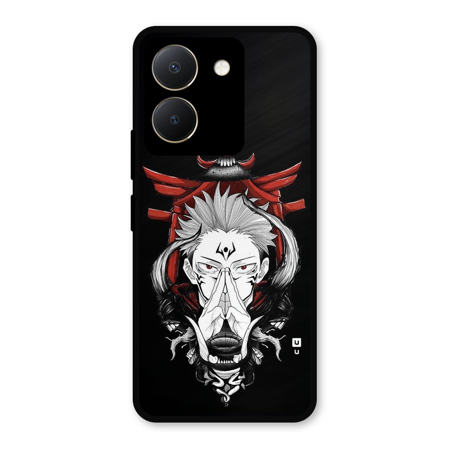 Demon King Sukuna Metal Back Case for Vivo Y36