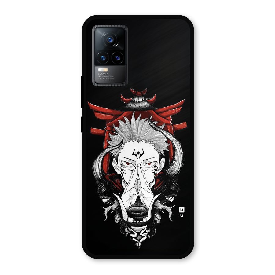 Demon King Sukuna Metal Back Case for Vivo Y73