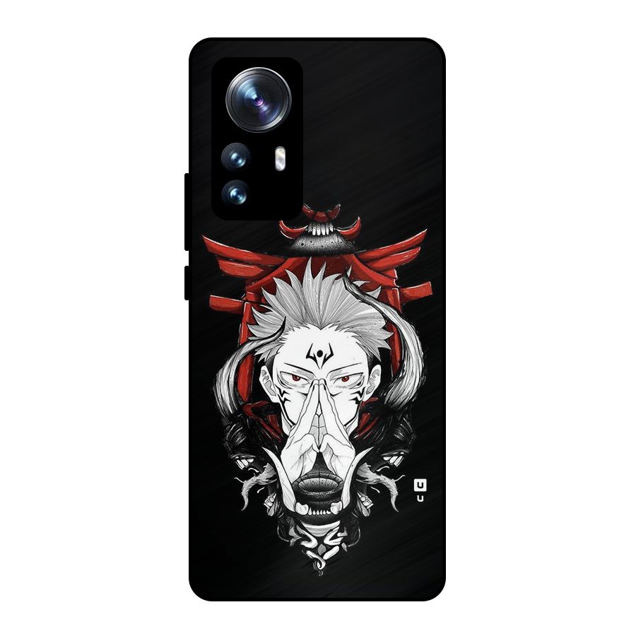 Demon King Sukuna Metal Back Case for Xiaomi 12 Pro