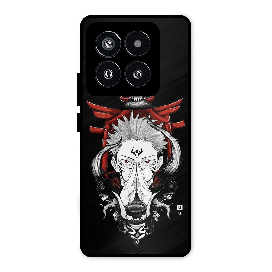 Demon King Sukuna Metal Back Case for Xiaomi 14 Pro