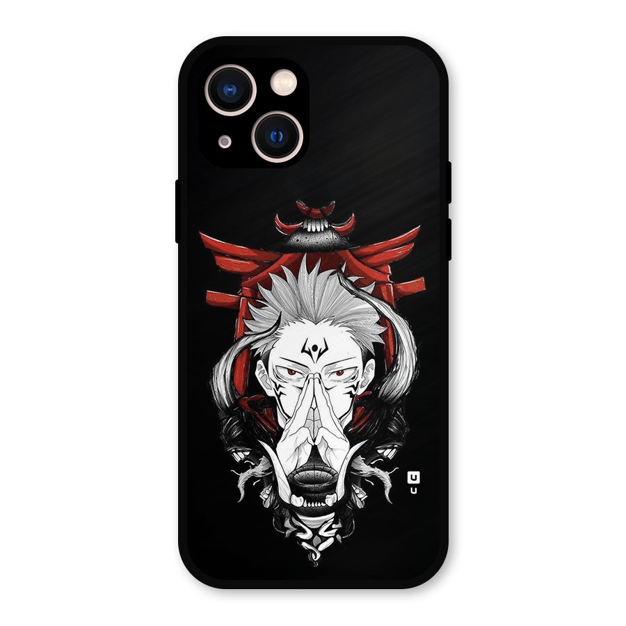 Demon King Sukuna Metal Back Case for iPhone 13