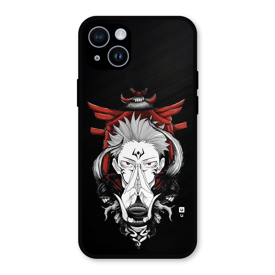 Demon King Sukuna Metal Back Case for iPhone 14