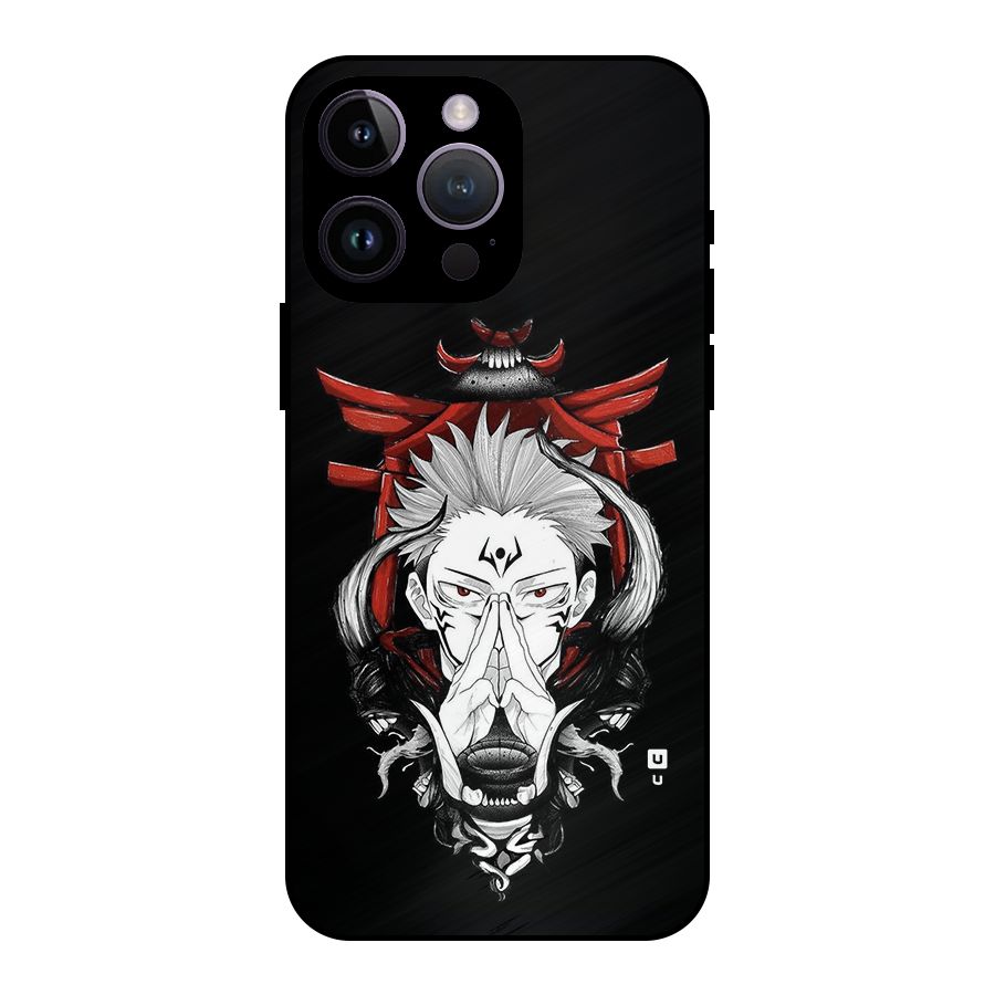 Demon King Sukuna Metal Back Case for iPhone 14 Pro Max