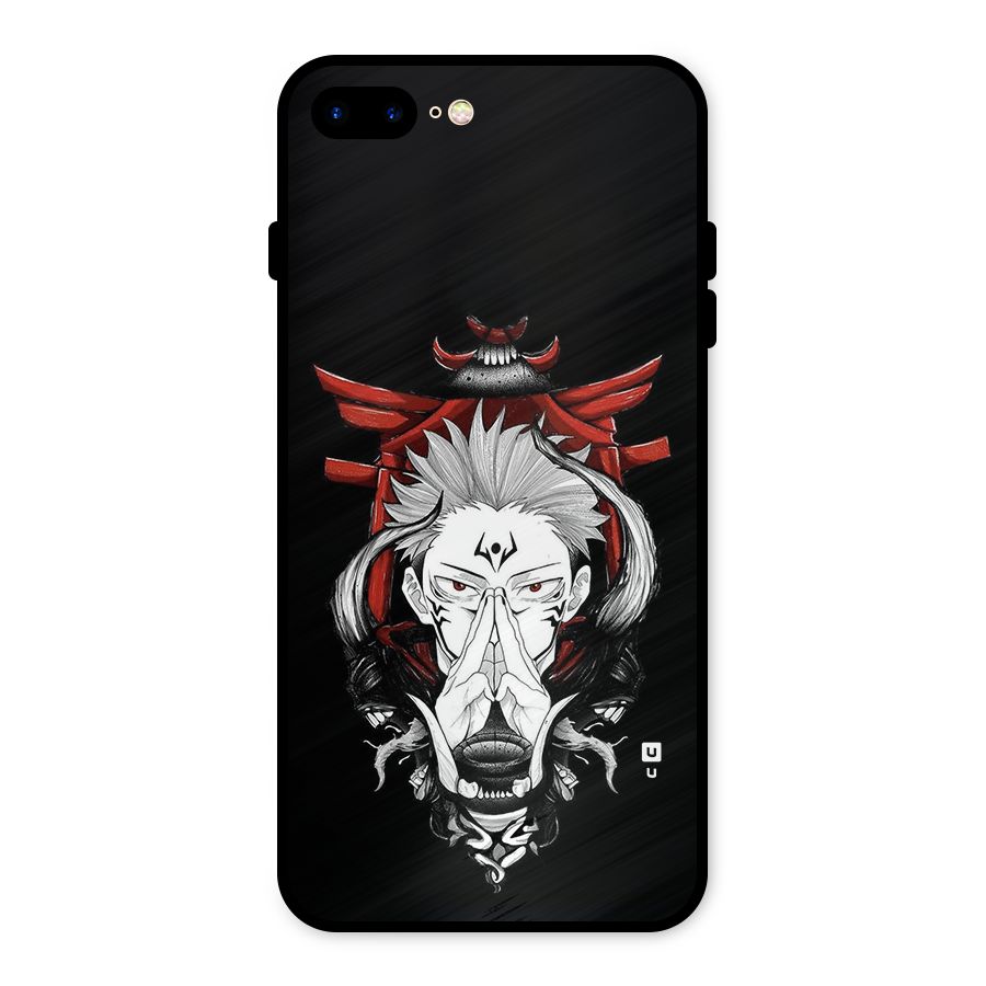 Demon King Sukuna Metal Back Case for iPhone 8 Plus