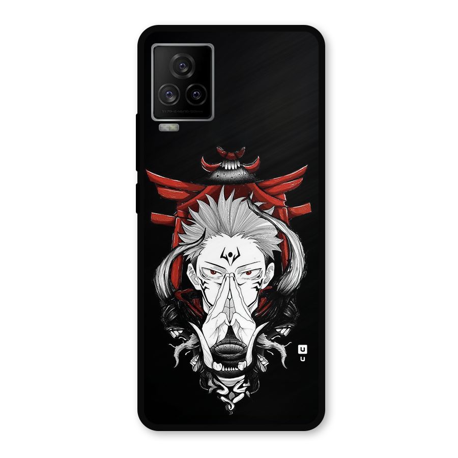 Demon King Sukuna Metal Back Case for iQOO 7 Legend 5G