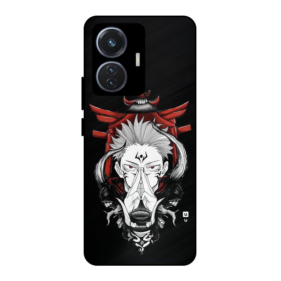 Demon King Sukuna Metal Back Case for iQOO Z6 44W