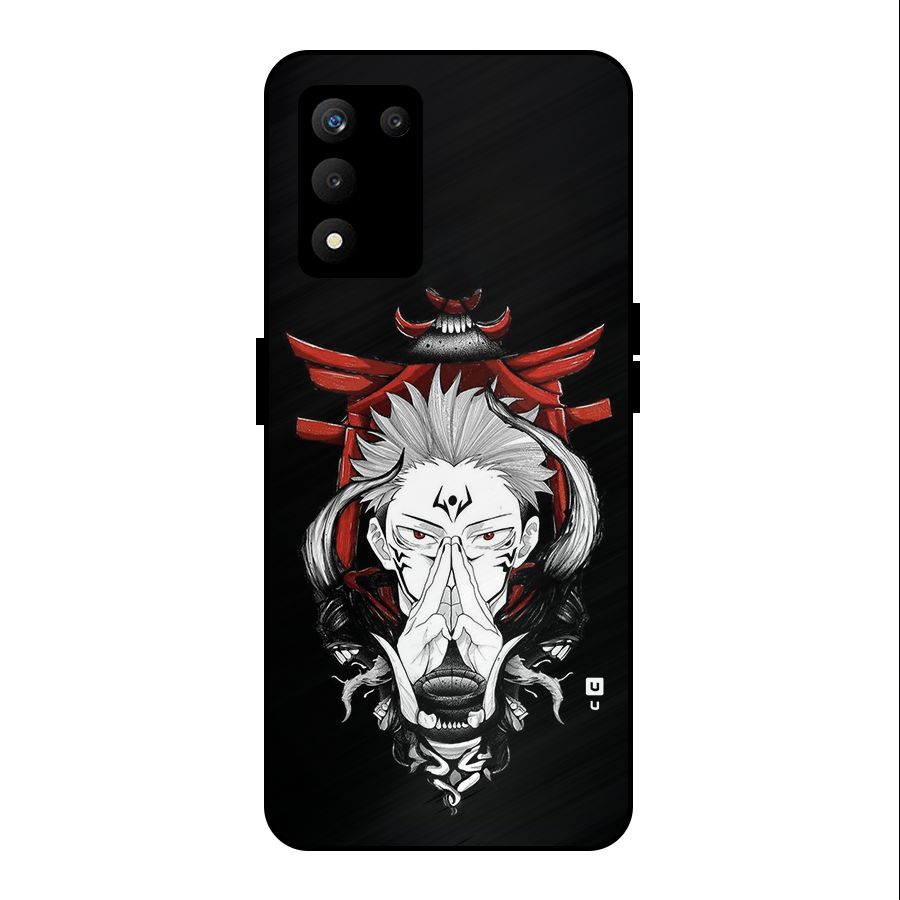 Demon King Sukuna Metal Back Case for realme 9 5G SE