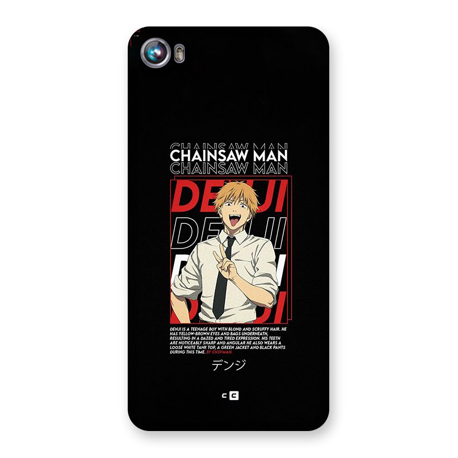 Denji Chainsaw Man Back Case for Canvas Fire 4 (A107)
