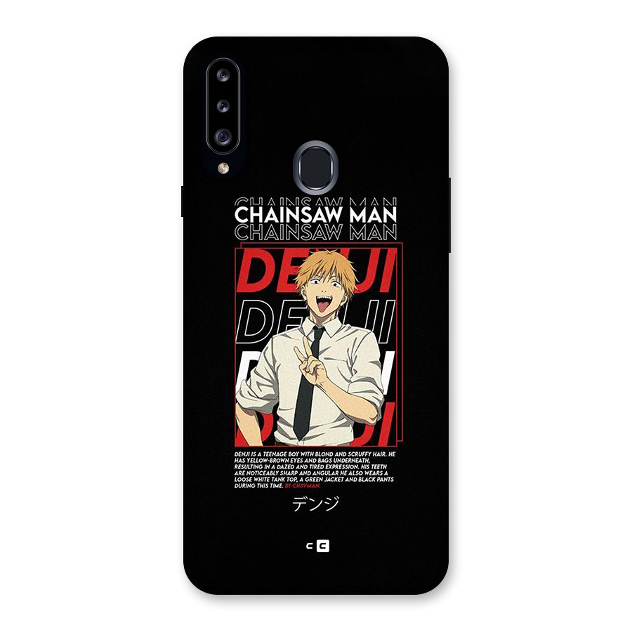 Denji Chainsaw Man Back Case for Galaxy A20s