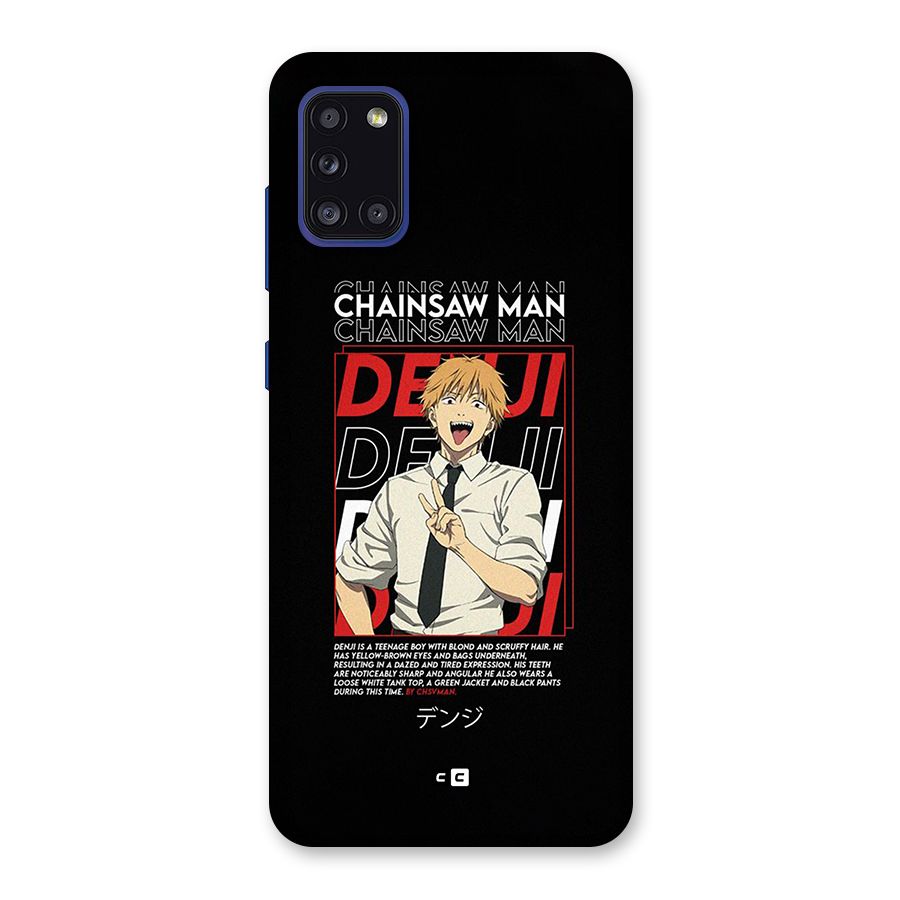 Denji Chainsaw Man Back Case for Galaxy A31